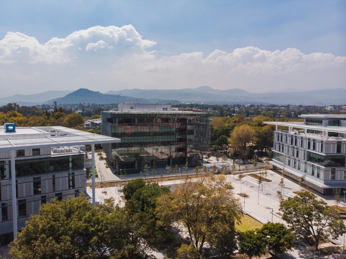Vista aérea del Campus Ciudad de México